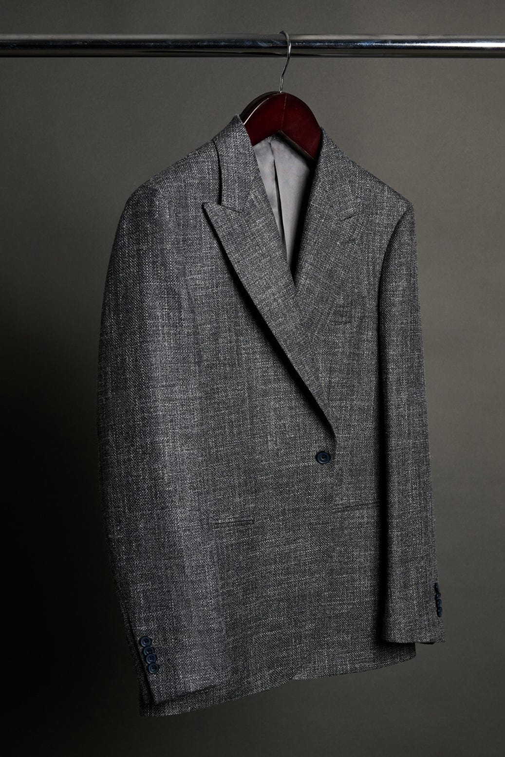 Wool, Silk & Linen Hopsack Suit
