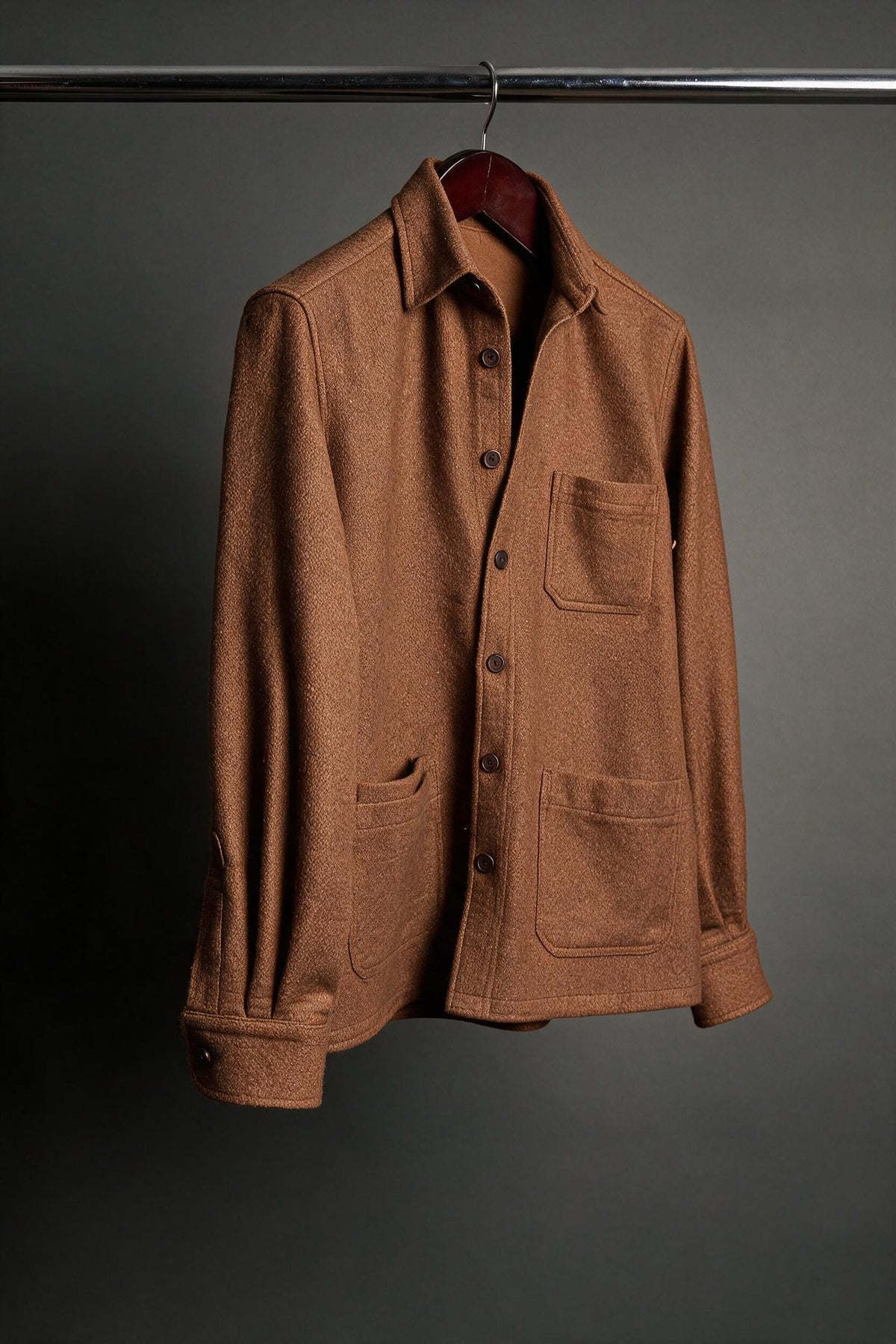 Lambswool Twill Shacket