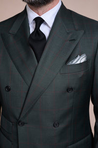 Color: Deep Olive Windowpane