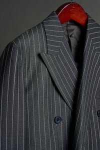 Color: Grey Chalkstripe