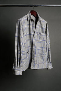Color: Grey Blue Glenplaid