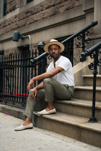 Color: Sage Windowpane