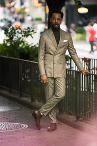 Color: Sage Windowpane