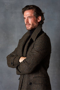 Color: Black Brown Houndstooth