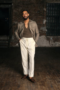 Color: Sage Windowpane