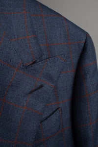 Color: Navy Windowpane