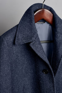 Color: Navy Herringbone Old